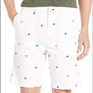 TOMMY HILFIGER “H”MONOGRAMED STRETCH SHORT